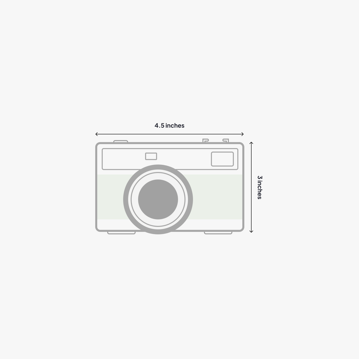 illustration showing the dimensions of the zeiss werra